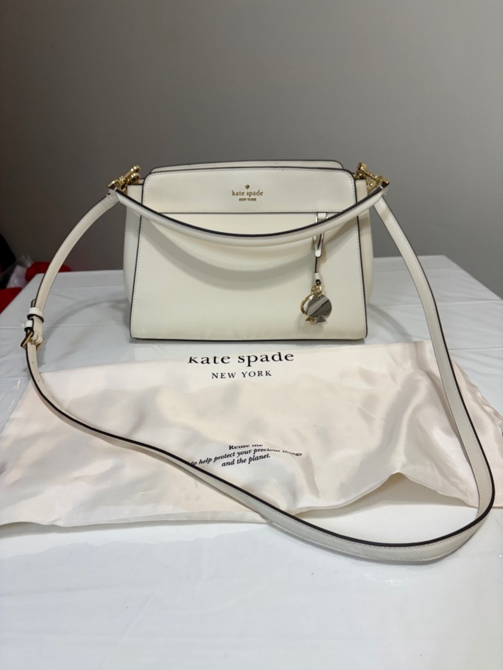 Kate Spade Medium Madison Top Handle Satchel (meringue)